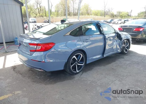 2022 Honda Accord Hybrid Sport из США, поврежденный, VIN 1HGCV3F28NA029726